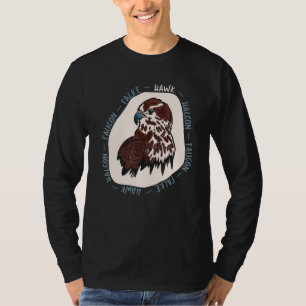 jachtvogel en roofdier Haucon Falke Hawk T-shirt