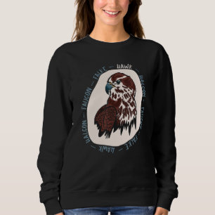 jachtvogel en roofdier Haucon Falke Hawk Trui