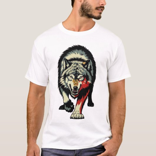 Jachtwolf T-shirt (Voorkant)