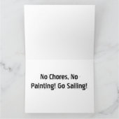 Jachtzeilboten Ocean Boat Race Vaderdag Kaart (Binnen)