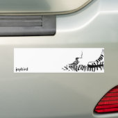 jachvogel bumpersticker (Op auto)