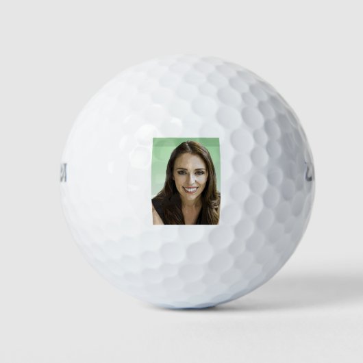Jacinda Ardern Tri-blend T-Shirt Golfballen (Voorkant)