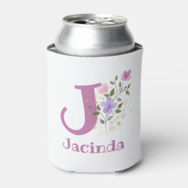 Jacinda Naam met een bloemontwerp Blikjeskoeler