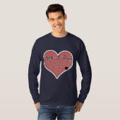 Jack-A-Bee Paw Drukt Dog Humor T-shirt (Voorkant volledig)