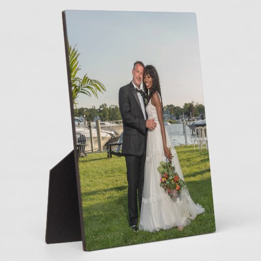 Jack & Alicia Wedding Fotoplaat (Zijkant)