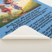 Jack and Jill - Kinderkamer Rhyme Sherpa Blanket Sherpa Deken (3/4)