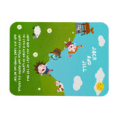 Jack and Jill kinderrijm magneet (Horizontaal)
