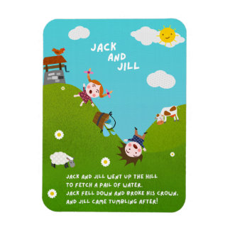 Jack and Jill kinderrijm magneet