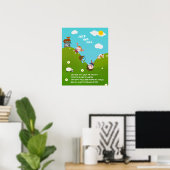 Jack and Jill kinderrijmpje klasposter Poster (Thuiskantoor)