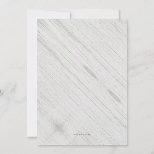 Jack and Jill Paars Shower for Couple Invitation Kaart (Achterkant)