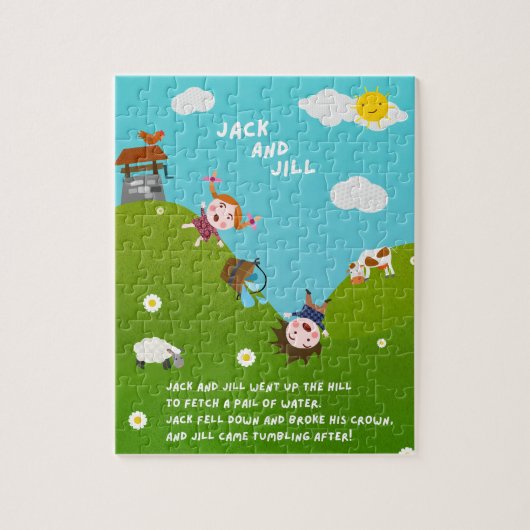 Jack and Jill Rijmpje Puzzel (Verticaal)