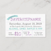 Jack and Jill Tickets - Bar Drink in grijs (Achterkant)