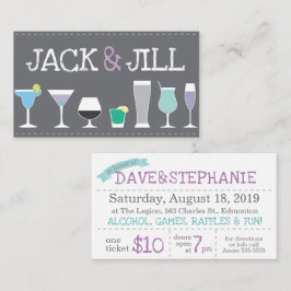 Jack and Jill Tickets - Bar Drink in grijs