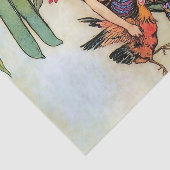 "Jack and the Beanstalk" van Warwick Goble Tissuepapier (Detail)