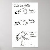 Jack Be Nimble, Pug Versie Poster (Voorkant)