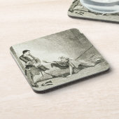 Jack bezoekt zijn moeder in het Bethlehem Hospital Drankjes Onderzetter (Linkerzijde)