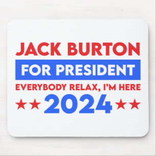 Jack Burton voor President 2024 Muismat