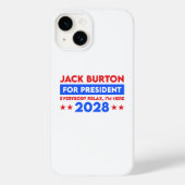 Jack Burton voor President 2028 Case-Mate iPhone Case (Achterkant)