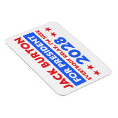 Jack Burton voor President 2028 Magneet (Rechterzijde)