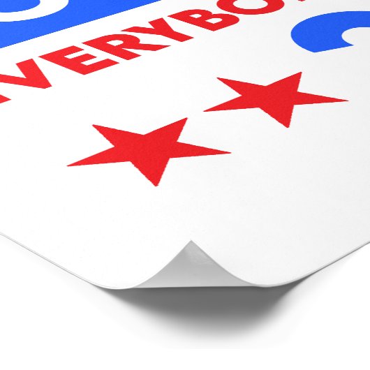 Jack Burton voor President 2028 Poster (Hoek)