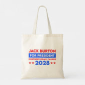Jack Burton voor President 2028 Tote Bag (Achterkant)