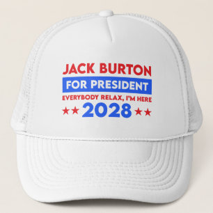 Jack Burton voor President 2028 Trucker Pet