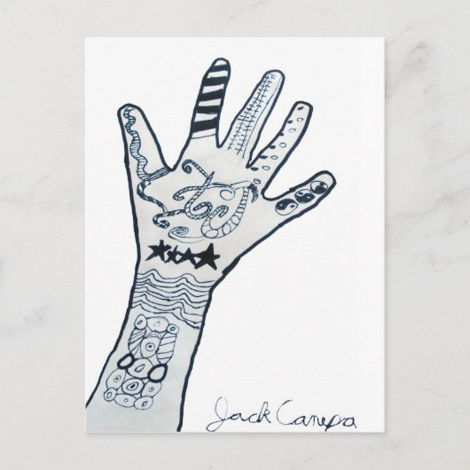 Jack Canepa Briefkaart (Voorkant)