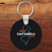 Jack Ciattarelli New Jersey Governor Election 2025 Sleutelhanger (Voorkant)