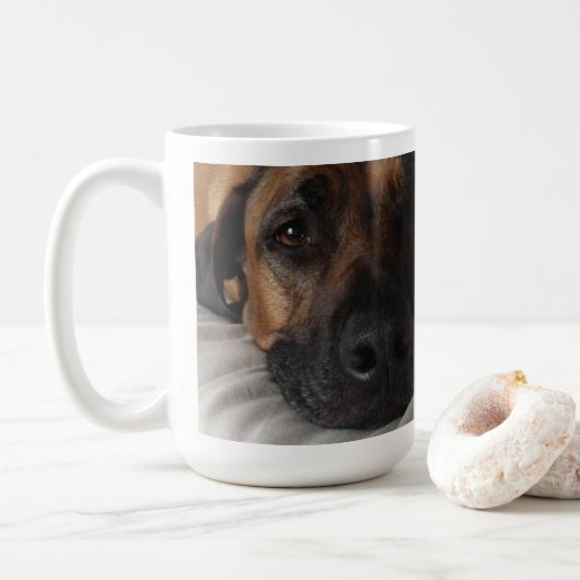 Jack, Coffee-mok met het oog op een Ridgeback Koffiemok (Met donut)