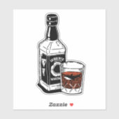 Jack Daniels is de inspiratiebron voor Whiskey Ill Sticker (Vel)