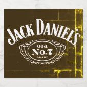 Jack Daniel's Old No. 7 Logo#Classic Logo Sparkling Wijnetiket (Enkel label)