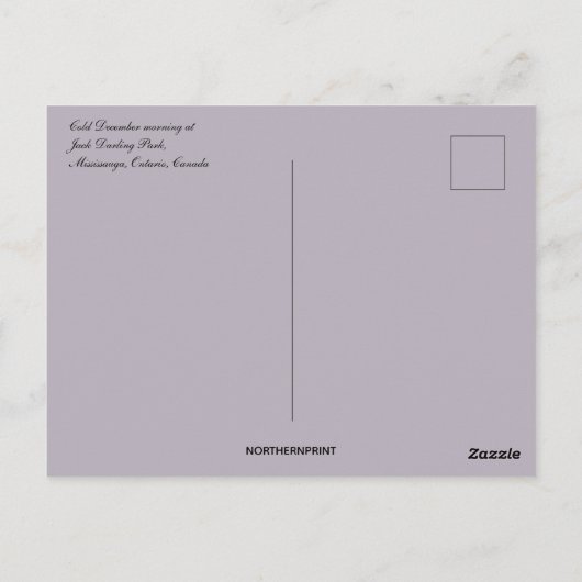 Jack Darling Park Mississauga Ontario Briefkaart (Achterkant)