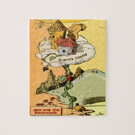 Jack & de Beanstalk 8x10 Puzzle met Gift Box Legpuzzel (Verticaal)