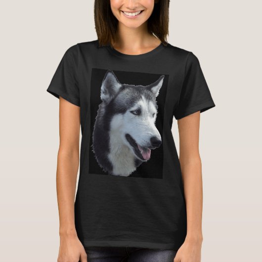 Jack de Siberische Husky T-shirt (Voorkant)