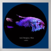 Jack dempsey blue poster (Voorkant)