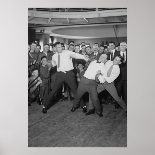 Jack Dempsey, Houdini en Benny Leonard Poster (Voorkant)