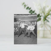 Jack Dempsey Mock vecht tegen Harry Houdini Briefkaart (Staand voorkant)