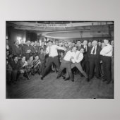 Jack Dempsey Mock vecht tegen Harry Houdini Poster (Voorkant)