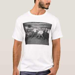 Jack Dempsey Mock vecht tegen Harry Houdini T-shirt