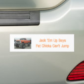 Jack 'Em Up Boys Fat Chicken ... Bumpersticker (Op auto)