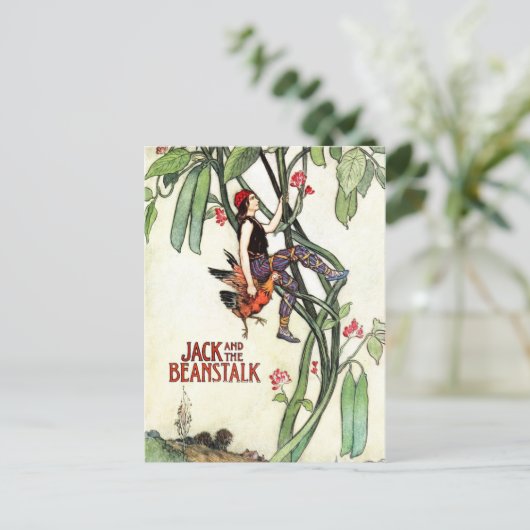 Jack en de Beanstalk Briefkaart (Staand voorkant)