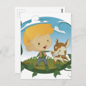 Jack en de Beanstalk Briefkaart (Voorkant / Achterkant)