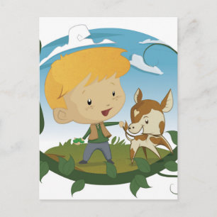 Jack en de Beanstalk Briefkaart