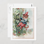 Jack en de Beanstalk, Louis Wain Briefkaart (Voorkant / Achterkant)