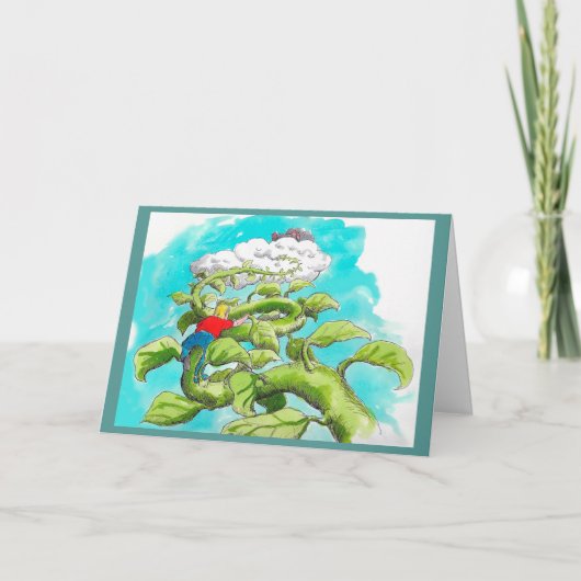 Jack en de bonenstaak Verjaardagskaart Kaart (Voorkant)