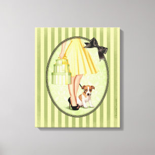 Jack en de dozen canvas afdruk