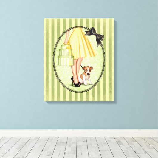 Jack en de dozen canvas afdruk (Insitu (Houten vloer))