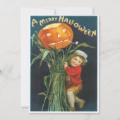  Jack en de pompoen Stalk Halloween Kaart (Voorkant)