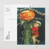 Jack en de pompoen stelen  Briefkaart (Voorkant / Achterkant)