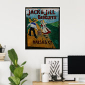 Jack en Jill Biscuits  adverteren poster (Thuiskantoor)